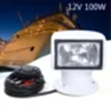 Søgelampe 100W Halogen hvid