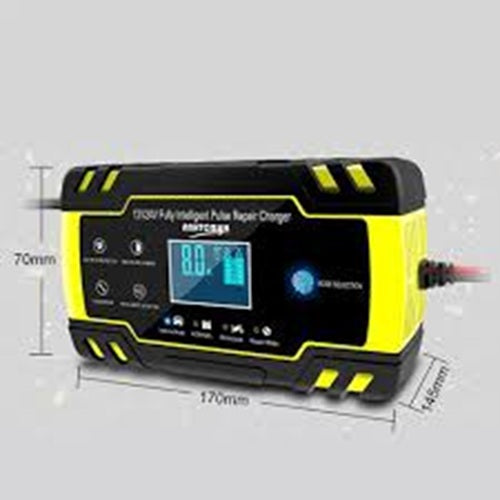 Batterilader 12/24V 8/4A til bil, båd og motorcykel