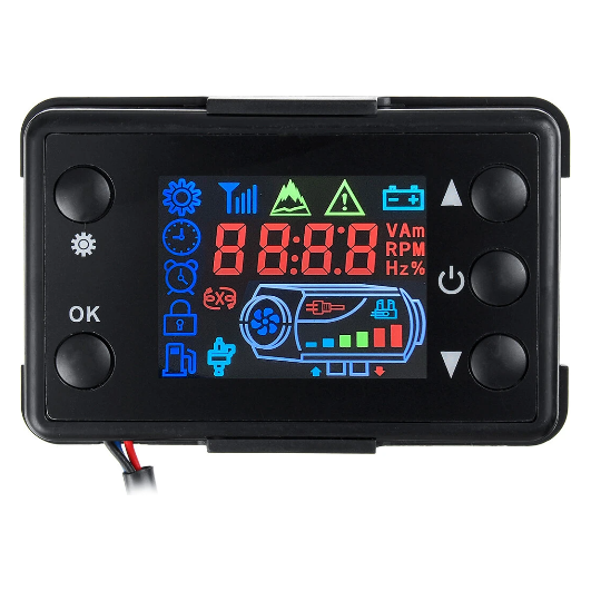 Controller display sort til kinafyr LCD